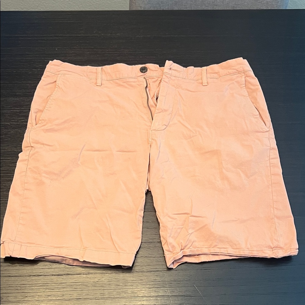 Goodthreads Men's Light Pink Flat Front Shorts